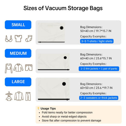 Travel Vac™ + 15 Compression Storage Bags